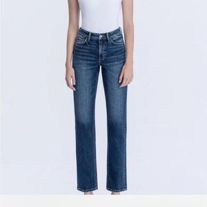 High waisted straight leg jeans size 28